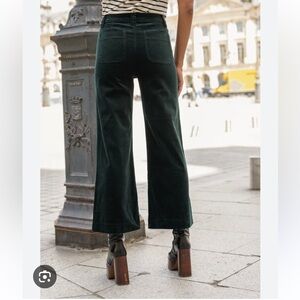 Oraije Denim Green Corduroy Pants
